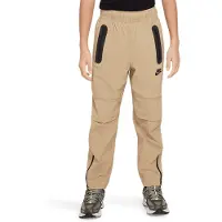Nike Collegehousut Nsw Tech Woven - Beige/musta Lapset, koko XL: 158-170 cm