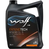 WOLF Vaihteistoöljy 8304507 EXTENDTECH 80W90 GL 5, 5 litraa
