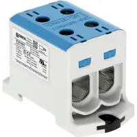 Ouneva OTL-isoleret universal klemme alumiini/kobber 2*(6-95) mm2 blå blå