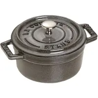 Staub - Pata pyöreä 0,25 L Harmaa