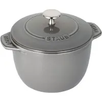 Staub La Cocotte riisipata, valurautainen, 16 cm/1,75 l, grafiitinharmaa