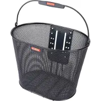 Klickfix Oval Plus EF Pyörän kori musta