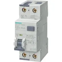 Siemens Automaatti/HPFI-yhdistelmäkytkin 30MA C 13A 1P+N 10kA 5SU1354-7KK13