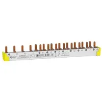 Schneider Electric Loop Rail 3PN 12M: 4P RCD 18mm pitch + N L1 N L2 N L3 N L1 N L2 N L3 N L1 N L2 N L3 N L1 N L2 N L3 9mm pitch mahdollistaa 1PN ja 3PN XP laitteiden yhdistämisen