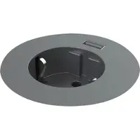 Forming Function Powerdot Compact 62 -pöytäpistorasia, 1 x socket type F + 1 x USB-C laturi 30W, musta