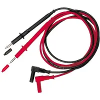 Elma Instruments 1 mustan ja 1 punaisen PVC-kaapelin sarja , 1 mm², 1 m pitkä .