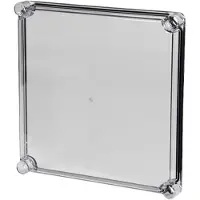 Fibox kansi, PC läpinäkyvä 3720096 Universalkabinet 280 x 280 x 30 Polykarbonat Gråhvid (RAL 7035) 1 stk