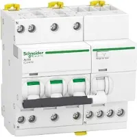 Schneider Electric Acti 9 icv40n 3pn C 10a 30ma A rcbo