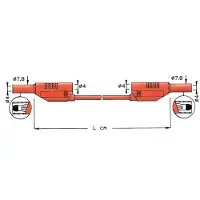 Elma Instruments TESTI lead - 2711 Sininen 200cm