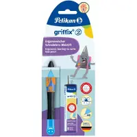 Pelikan griffix, HB, Musta, Muovi, Tummanharmaa, 1 kpl, Saksa (821094)