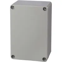 Fibox Montageboks Polycarbonat 80 x 120 x 55 mm med gråt dæksel IP 66 og IP 67 Euronord series