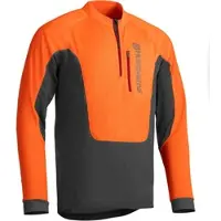 Husqvarna Technical Pitkähihainen T-paita Miehet Oranssi/Musta - XS