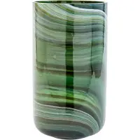 Pols Potten - Marbled maljakko 40,5 cm tummanvihreä