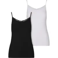 Urban Classics Basic Cotton Lace Hihaton T-paita 2 Yksiköt