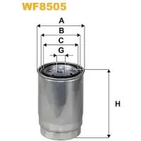 WIX FILTERS Polttoainesuodatin WF8505