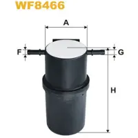 WIX FILTERS Polttoainesuodatin WF8466
