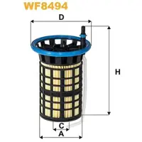 WIX FILTERS Polttoainesuodatin WF8494
