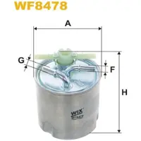 WIX FILTERS Polttoainesuodatin WF8478