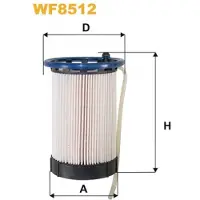 WIX FILTERS Polttoainesuodatin WF8512