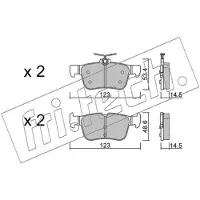 Fri.tech. FDB4798 BREMŽU UZLIKAS 1064.2 P24217