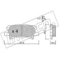 Fri.tech. FDB1731 BREMŽU UZLIKAS 635.0