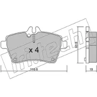 Fri.tech. FDB1749 BREMŽU UZLIKAS 662.0 P50056