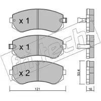 Fri.tech. FDB1166 BREMŽU UZLIKAS 313.0