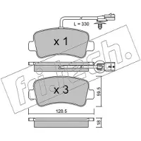 Fri.tech. BREMŽU UZLIKAS FVR4348 916.0