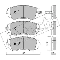 Fri.tech. FDB1639 BREMŽU UZLIKAS 516.0 P78013