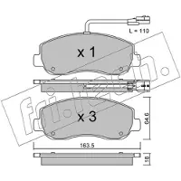 Fri.tech. BREMŽU UZLIKAS FVR4347 915.0