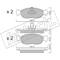 Fri.tech. FDB1168 BREMŽU UZLIKAS 159.1 FSL1168
