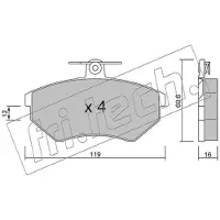 Fri.tech. FDB774 BREMŽU UZLIKAS 052.0