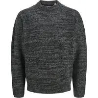 Jack & Jones Jjesoho Ollie Knit Crew Neck Sn - Grey - M