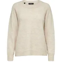Selected Slflulu Ls Knit O-Neck Noos - Pink - XXL