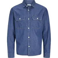 Jack & Jones Jjetravis Shirt Ls Noos - Blue - XXL