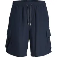 Jack & Jones Karl Nate Linen Ble Shor Cargoshortsit