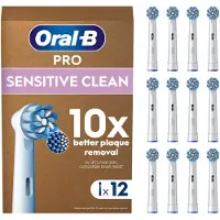 Oral-B Sensitive Clean 12 kpl -vaihtoharjaspäät, Alabasterinvalkoinen