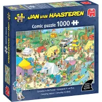 Jan van Haasteren Metsässä Telttailu -palapeli 1000 Kappaletta