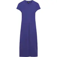 Superdry for woman. W8011613A Blue midi shirt dress (XS), Casual, Viscose, Short sleeve