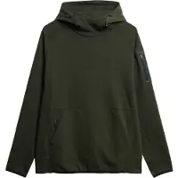 Superdry for man. M2013728A Loose fitting hooded sweatshirt with logo Tech green (XL), Casual, Cotton