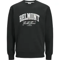 Jack & Jones Jjdetroit Sweat Crew Neck - Black - S