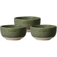 ERNST Kulho 8 cm 3 kpl, vihreä/luonnonvärinen