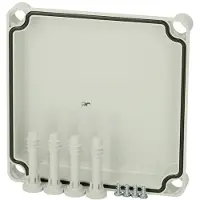 Fibox Dæksel EKH30-G 190x190x30 mm grå