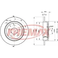 FREMAX Jarrulevy (1kpl) BD-9275