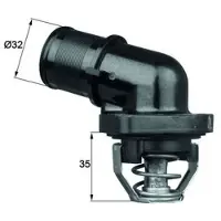 MAHLE ORIGINAL Termostaatti, jäähdytysneste TI 181 89