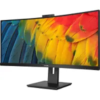 Philips 34" 5000 series 34B1U5600CH/00, kaareva 120Hz UWQHD-monitori, musta