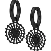 Wildcat Little Spiderweb - korvarenkaat (pari) - Musta metalli