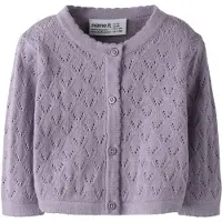 Name it Nbfdesina Ls Short Knit Card - Purple - 56
