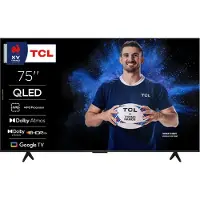 TCL P7K 75P7K, 190,5 cm (75"), 3840 x 2160 pikseliä, QLED, Älytelevisio, Wi-Fi, Metallinen