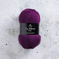Svarta Fåret Sox Merino 4-ply villasekoite100g Nocturne (002)
